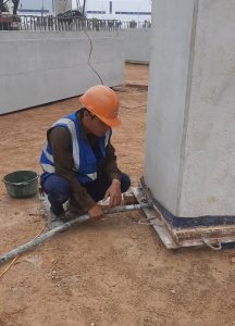 Máy bơm vữa bằng tay