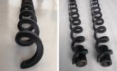 Trục vít uốn bản cánh bản dầy